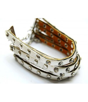 BRACCIALE PELLE-BR323WH