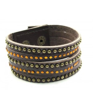 BRACCIALE PELLE-BR324BW