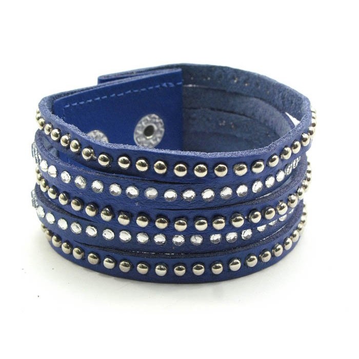 BRACCIALE PELLE-BR324BL
