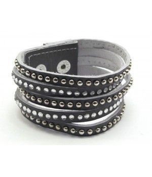 BRACCIALE PELLE-BR324GY