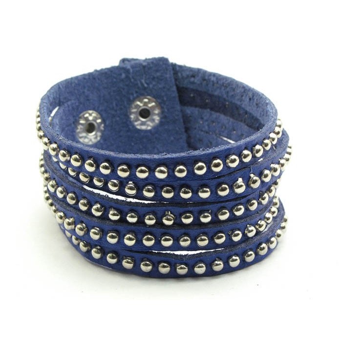 BRACCIALE PELLE-BR325BL