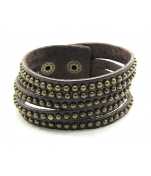 BRACCIALE PELLE-BR325BW