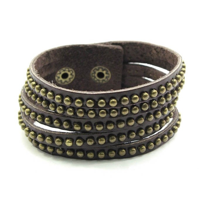 BRACCIALE PELLE-BR325BW
