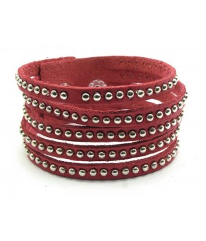 BRACCIALE PELLE-BR325RD