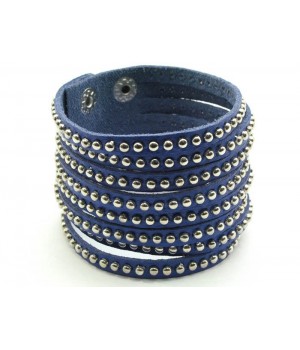 BRACCIALE PELLE-BR326BL