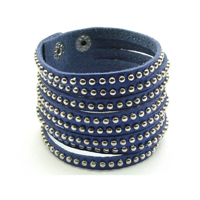 BRACCIALE PELLE-BR326BL