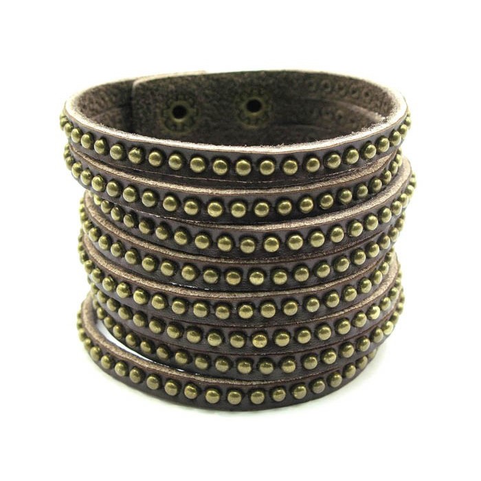 BRACCIALE PELLE-BR326BW
