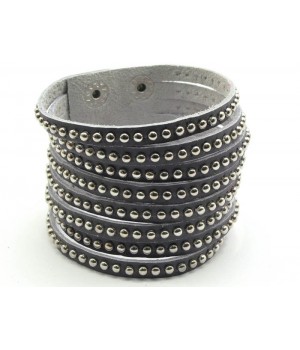 BRACCIALE PELLE-BR326GY