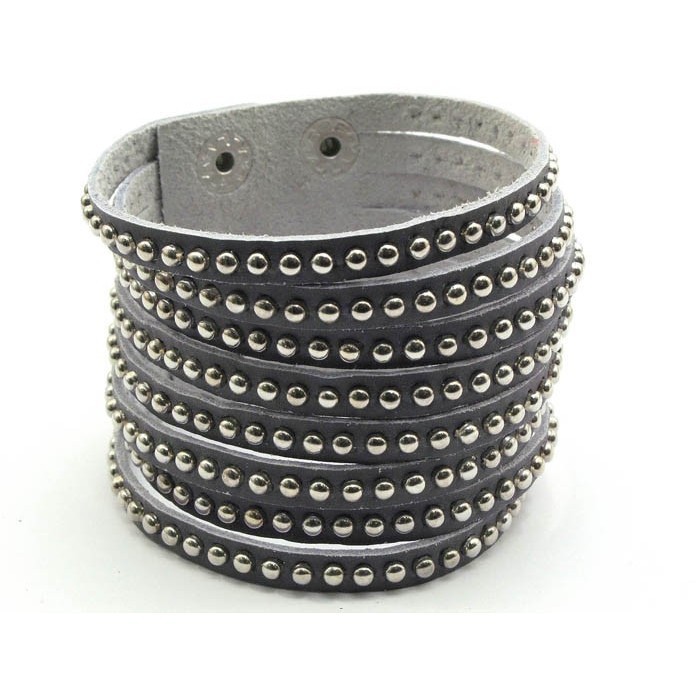 BRACCIALE PELLE-BR326GY