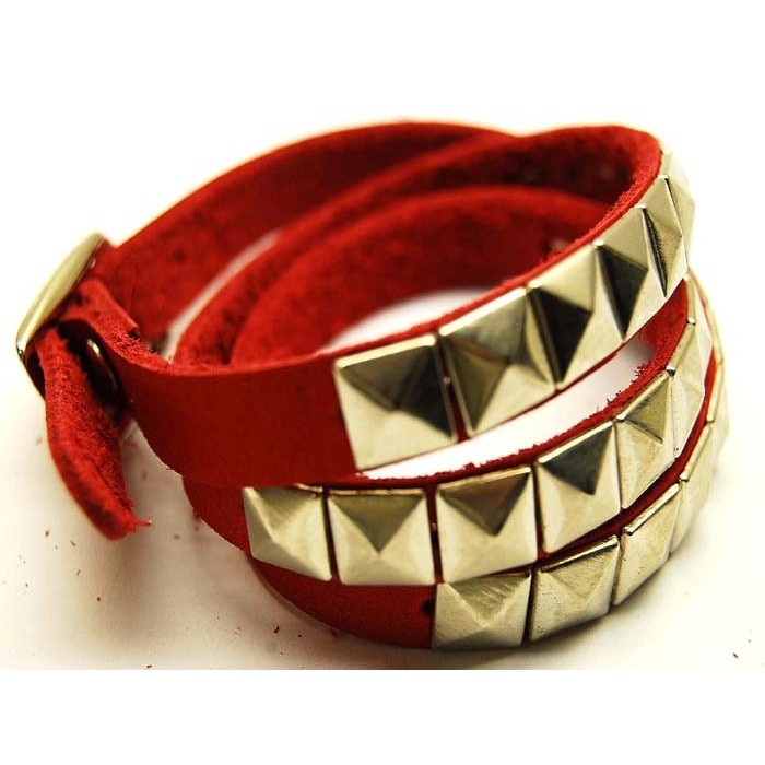 BRACCIALE PELLE-BR327RD
