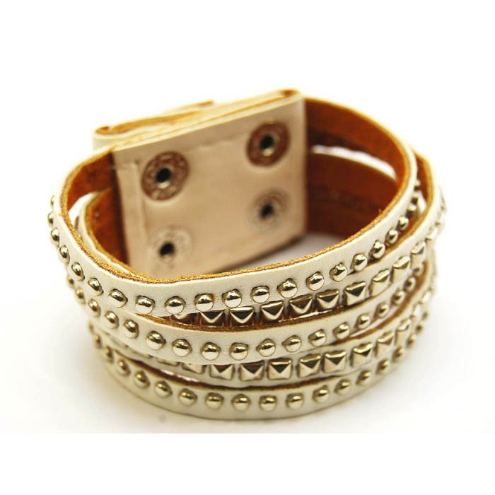 BRACCIALE PELLE-BR331WH