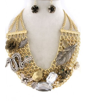 SET COLLANA + ORECCHINI-CL191GD