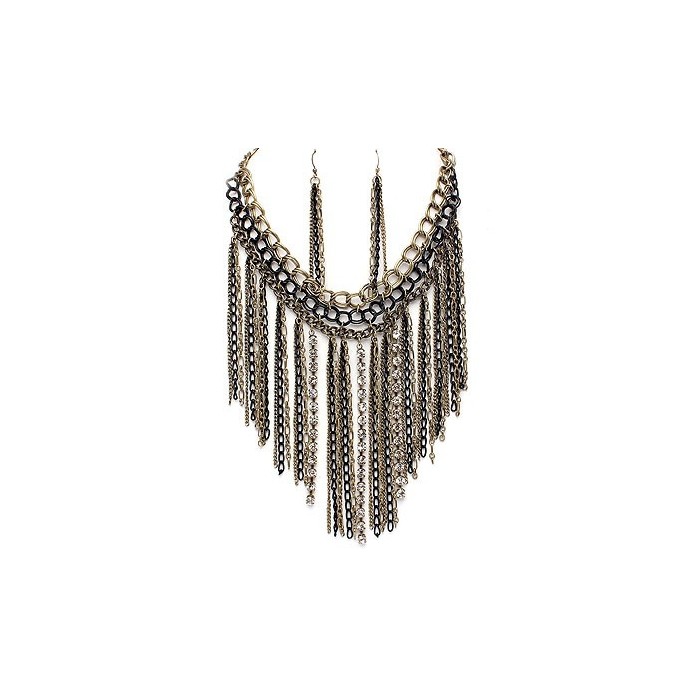 SET COLLANA + ORECCHINI-CL200GDA