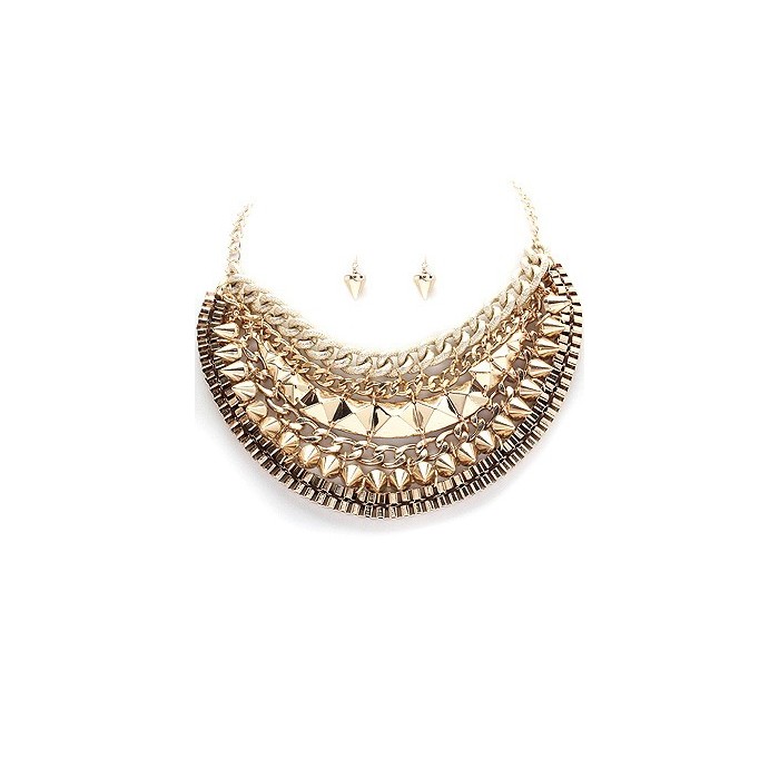 COLLANA ROCK-CL205GD