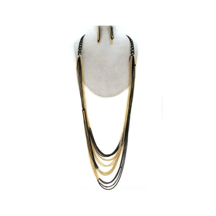 SET COLLANA + ORECCHINI-CL188GDK